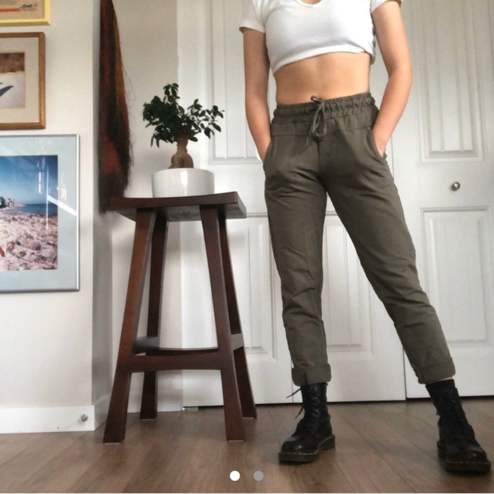 Italian Made Pistachio Joggers